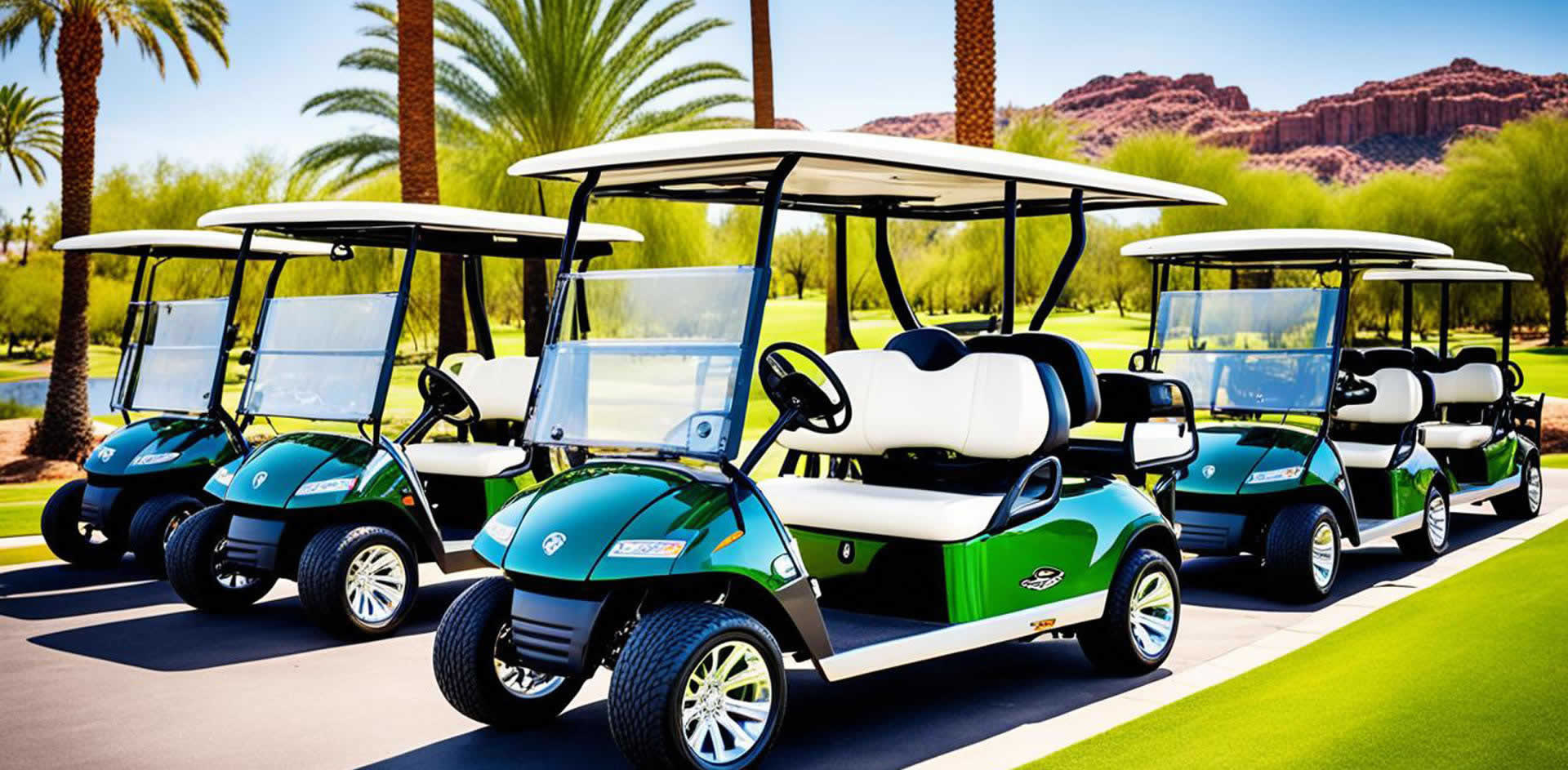 Luxurious Golf Transportation Fleet