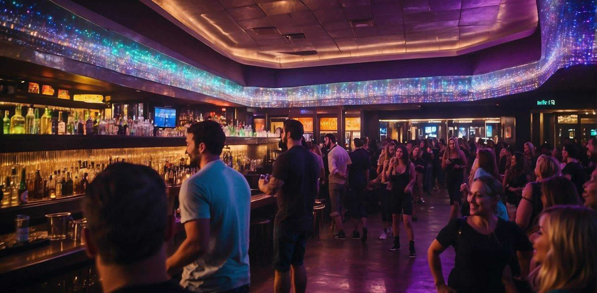 The top 10 nightclubs in Phoenix, Arizona for 2024 are bustling with energy and excitement. Neon lights illuminate the entrances, while music pulses from within. Patrons line up outside, eager to experience the vibrant nightlife